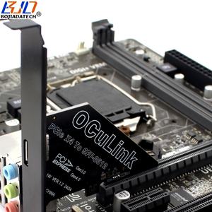 PCI Express PCI 4.0 1X PCIe 4X ไปยัง oculink อะแดปเตอร์เชื่อมต่อ SFF-8612 SFF-8611การ์ด Riser การ์ดรองรับ U.2 SFF-8639 U2 SSD NVMe - Product Image 5