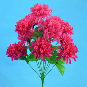 DREA Wholesale Decorative 12 Heads <strong>Artificial</strong> Chrysanthemum Bouquet Silk Funeral <strong>Flowers</strong> <strong>for</strong> <strong>Graves</strong> - Product Image 6