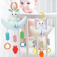 Brinquedos de carrinho de assento ar, para bebês, meninos, crianças recém-nascidos, berço macio, brinquedos de pelúcia, bebê pendurado, brinquedos de pelúcia para 0-12 meses