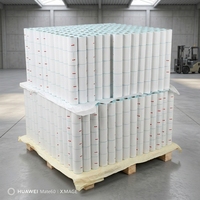 Rollo de Etiquetas de Código de Barras en Blanco OEM, Etiqueta Autoadhesiva de Papel para Gestión de Inventario de Almacén
