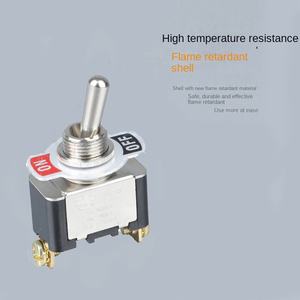 Cần số tự khóa một cực, tự điều chỉnh, cần số xe hơi, cần số bằng đồng, công tắc bật tắt kiểu rocker, đạt chuẩn IP40, 100000 lần sử dụng - Product Image 1