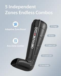 Sistem Pemulihan Pijat Kaki OEM Bertenaga Baterai Tanpa Kabel, Sepatu Kompresi Udara, Perangkat Kompresi Sekuensial Pro untuk Sirkulasi - Product Image 4