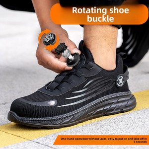 DF Outdoor Insulation Outsole Anti Stab Steel <b>Toe</b> <b>Cap</b> Anti Smash Safety Shoes Stock Wholesales - Product Image 2