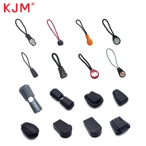 KJM Manufacturer Plastic Cord Zipper Pull For Clothing Backpack