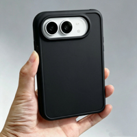 Coque de téléphone 2-en-1 concave pour iPhone Duo Fold, bord souple, anti-chute, rainure, non pliable, étanche, anti-traces de doigts, antichoc