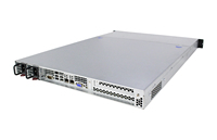 Fabrikverkauf 1U Chassis Rack Verteiltes KI-Speicher-Server-Gehäuse 4HDD PC-Gehäuse für Rechenzentren mit 12Gb/S Mini-HD-Backplane