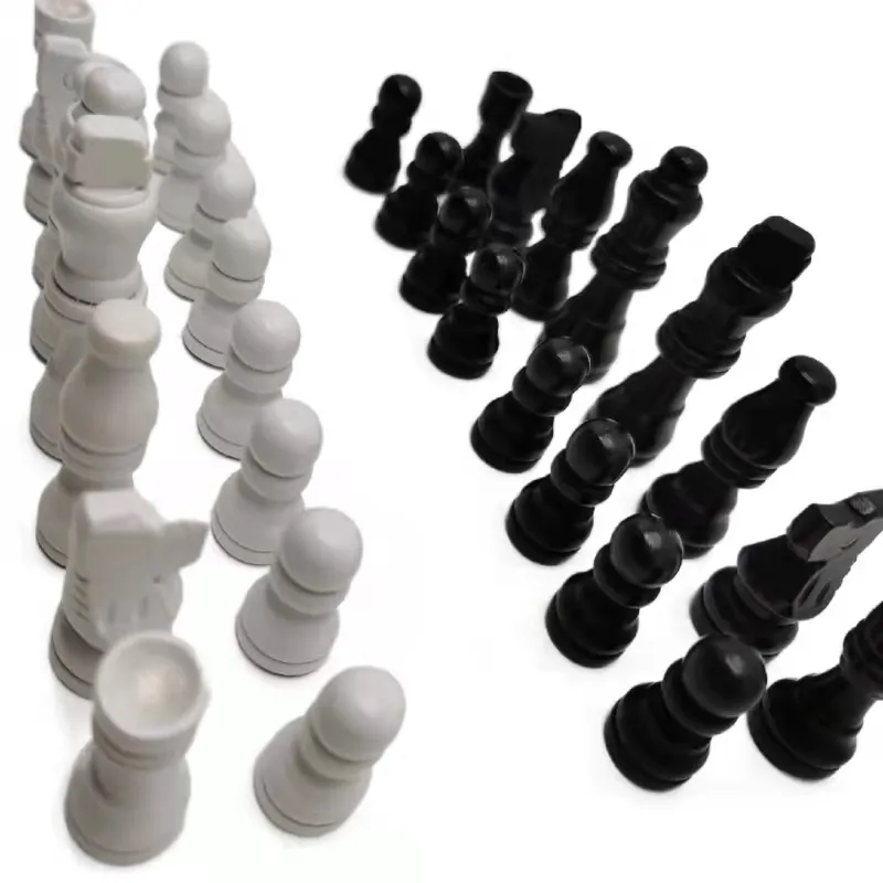 Magnétique — jeu d'échecs en bois, figurines d'échecs, articles en stock, énormes, en stock