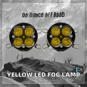 Nueva Lámpara LED de Conducción/Niebla, Luz Amarilla, Larga Duración, Bombilla H1 de 3 Pulgadas, 70 Watts, 4600 Lúmenes, Universal para Wrangler JK JL Suzuki - Product Image 2