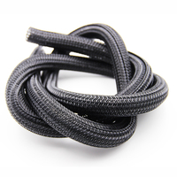 Tubo protector de cables de malla trenzada de PET autoenrollable para protección de arneses de cableado