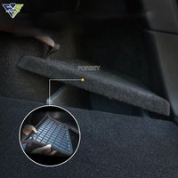 Boîte de rangement de coffre de voiture modèle Y ABS noir étanche pour accessoires intérieurs Tesla Organisateur de boîte de rangement latéral