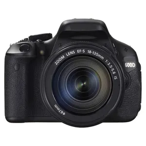 Df Groothandel Originele Slr Camera 600d Tweedehands Half Frame 1080P Volledige Hd 600d Met EF-S 18-135Mm F3.5-5.6 Is Lens Digitale Camera