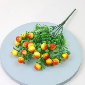 Nhân Tạo Trái Cây Nhà Máy Trang Trí Bàn Hàng Đầu Trang Trí Nhân Tạo Chi Nhánh Màu Vàng Trang Trí Chanh Chi Nhánh Thân Cây Giả Tangerine Thân Cây - Product Image 1