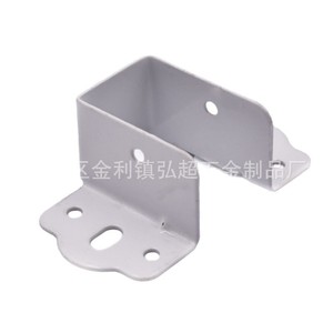 Support de lit en bois avec connecteurs durables en fer de 35 mm, couleur zinc, pour traverses de lit - Product Image 4
