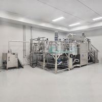 Homogénéisateur cosmétique, mélangeur, émulsifiant sous vide, cuve de fabrication de pommades, machine de fabrication de crèmes cosmétiques, ligne de production