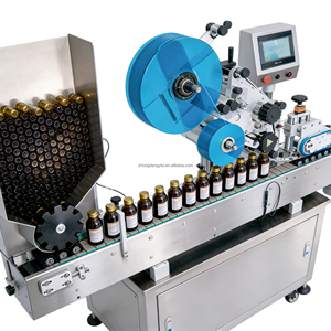 Machine d'étiquetage verticale automatique haute précision pour petits tubes, bouteilles rondes, cosmétiques, aliments, certifiée CE - Product Image 2