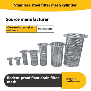 304 thép không gỉ cống sàn lọc màn hình kim loại chống chặn cống lọc cho nhà vệ sinh bồn rửa nhà bếp Vòng rò rỉ màn hình - Product Image 2