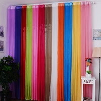 Rideau en tulle polyester translucide moderne de couleur unie Musea, anti-poussière, personnalisable pour fenêtre, chambre à coucher, salon