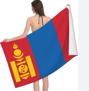 Toalla de <span class=keywords><strong>playa</strong></span> de microfibra con bandera de Myanmar, Toalla de baño de acuarela, manta absorbente de secado rápido sin arena, Material de microfibra para comodidad - Product Image 5