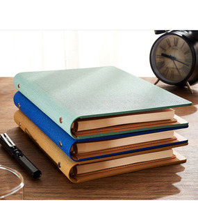 LABON ที่กำหนดเองพิมพ์ไดอารี่ผ้าปก6เครื่องผูกแหวนโน๊ตบุ๊คใบหลวมกับผู้ถือปากกา - Product Image 2