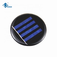 Panneau solaire époxy résistant aux intempéries 0,23W, mini-chargeur solaire 2V en gros, couverture solaire pour camping-car ZW-Di64.5-2V