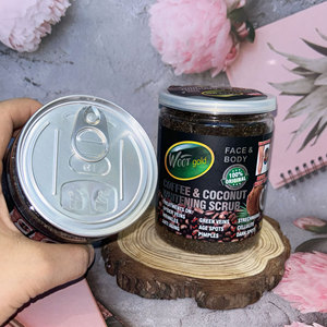 Gommage corporel exfoliant au café et à la noix de coco le plus vendu pour toutes les zones - Nettoyage en profondeur, hydratant, blanchissant - Sels de bain - 500g - Product Image 2