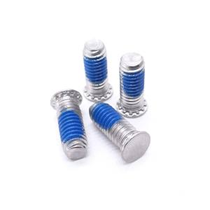 Tuerca Autoblocante <span class=keywords><strong>de</strong></span> Nylon Azul OEM y ODM M6*14, Fijación Antivibración <span class=keywords><strong>de</strong></span> Acero Inoxidable para Chapa Metálica - Product Image 2