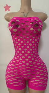 Viviblook Z414RP Combinaison sexy pour femme, lingerie, bas, sous-vêtements de fête, tenue de danse, vêtements de performance de danse de salon - Product Image 4