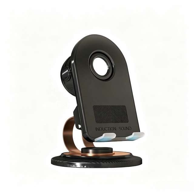 Future Tech Smart Inductive Sound Phone Built-in Induction Speaker Rotating BT 5.3 Edr Tech for Mobile Desktop Travel