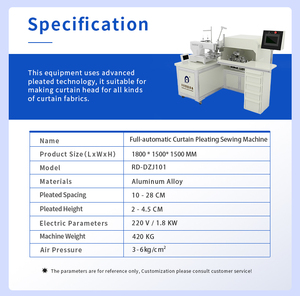 Hot-Selling New Condition Full-Automatic <b>Curtain</b> Pleating <b>Machine</b> High Efficiency <b>Curtain</b> <b>Making</b> Machinery - Product Image 6
