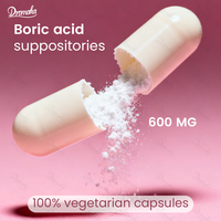 Dromaka Yoni Pops Capsules d'acide borique pour femmes Fabricant et service OEM personnalisé Suppositoires vaginaux à l'acide borique Soutien aux odeurs
