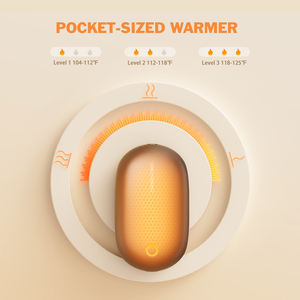 सिलिकॉन परिवार आउटडोर मिनी 2 में 1 रिचार्जेबल चुंबकीय हाथ के गर्म इलेक्ट्रिक हीटर पोर्टेबल मिनी जेब हाथ गर्म - Product Image 3