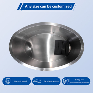 Enfriador de baño de hielo opcional Ozono Crculation Refrigeración por agua Gimnasio Bañera de hielo <span class=keywords><strong>Efecto</strong></span> de grano de <span class=keywords><strong>madera</strong></span> Remojo - Product Image 3