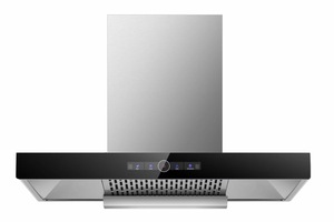 Hotte aspirante murale en acier inoxydable 600 mm, grande puissance, moteur en cuivre, forme en T, pour cuisine, classe d'efficacité énergétique - Product Image 2
