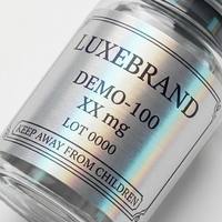 Étiquettes holographiques personnalisées pour flacons - Autocollants écologiques et imperméables pour flacons de 3 ml, 5 ml, 10 ml pour flacons de peptides