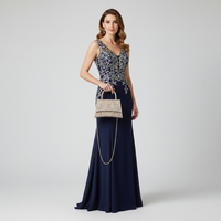 Bolso de Noche Trapezoidal de Lujo para Mujer, Cubierto de Diamantes de Imitación, Diseño de Solapa de Cristal Marquise, Asa de Muñeca con Diamantes para Bodas y Fiestas