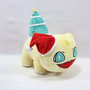 Noël nouveau jouet en peluche mignon transfrontalier Super doux bonhomme de neige arbre Axolotl oreiller ours dans le chapeau de jouet tout nouveau pour la saison des vacances - Product Image 4