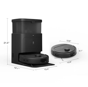 ขายดี Ecovacs หุ่นยนต์ดูดฝุ่น N30โปร OMNI สีดำว่างเปล่าด้วยตัวเอง - Product Image 1