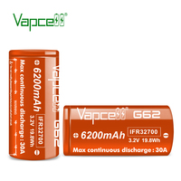 Harga Pabrik 3.2V 6200MAh 30A Lifepo4 32700 Baterai Isi Ulang untuk Elektromobile