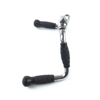 Accessoires de câble de gym : Barre de suspension rotative multi-exercices pour triceps, press-downs, curls et pulldowns