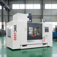 Usine directement tour cnc en métal et fraiseuse vmc1690 centre d'usinage vertical cnc 4 axes