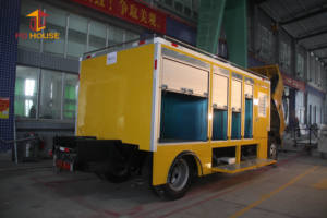 Mobile Portable RV Semi Remorque Voiture <span class=keywords><strong>Camping</strong></span> Maison Maison Voyage Campeur Utilitaire Météorologique Données Conteneur D'urgence Abri Van - Product Image 2