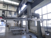 Robot kolom Robot otomatis penuh, Palletizer pneumatik Manipulator Robot