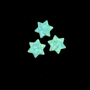 Hexagram <span class=keywords><strong>Star</strong></span> Lab ha creato opale opale sintetico <span class=keywords><strong>David</strong></span> <span class=keywords><strong>Star</strong></span> per la creazione di gioielli - Product Image 5