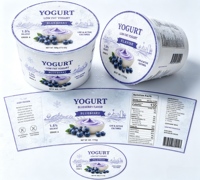 Étiquettes imperméables personnalisées en usine, étiquettes transparentes à motifs, étiquettes pour aliments surgelés, étiquettes pour légumes surgelés, étiquettes pour fruits surgelés