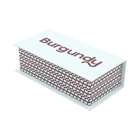 Boîte à lunettes rectangulaire portable faite à la main avec logo personnalisé Boîte cadeau d'emballage de lunettes de soleil blanches avec logo personnalisé