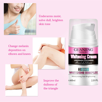 Crème blanchissante naturelle pour le corps, livraison gratuite, cosmétique, blanchiment instantané, pour la peau, les aisselles, les jambes, les genoux