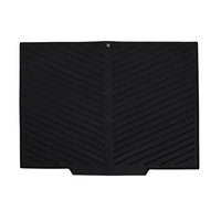 Tapis de séchage en silicone antidérapant résistant à la chaleur, facile à nettoyer, pour vaisselle de cuisine