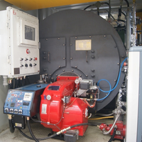 HARGA TERBAIK 1 2 3 4 ton ketel uap Gas industri Horizontal baru