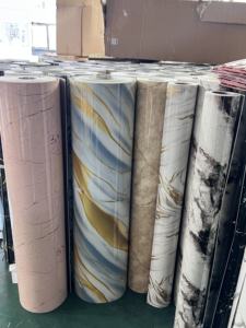 Yüksek kaliteli kendinden yapışkanlı 30*60 cm dekoratif soyma ve yapıştırma mermer duvar çıkartmaları - Product Image 5