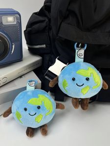 <span class=keywords><strong>Mini</strong></span> porte-clés en peluche Terre de 9 cm, jouet doux et moelleux, breloque de sac, porte-clés en peluche Terre personnalisé et mignon pour enfants - Product Image 2